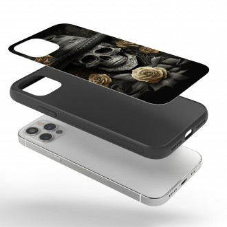 Kryt na mobil Zdobená mexická lebka