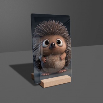 Akrylové sklo Animovaný ježek