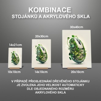Akrylové sklo Přírodní počítačová myš