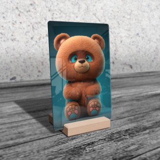 Akrylové sklo Animovaný medvídek