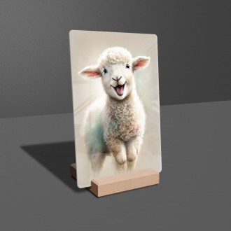 Akrylové sklo Akvarelová ovce