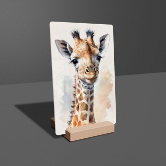 Akrylové sklo Akvarelová žirafa