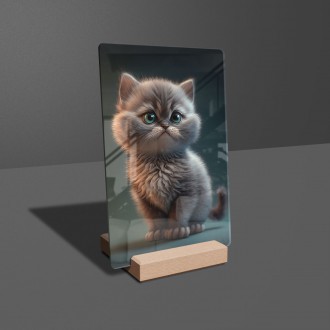 Akrylové sklo Animovaná kočička