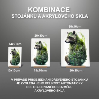 Akrylové sklo Přírodní mýval