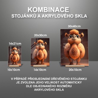 Akrylové sklo Animovaný velbloud