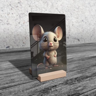Akrylové sklo Roztomilá myška