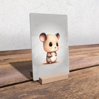 Akrylové sklo Malá myška