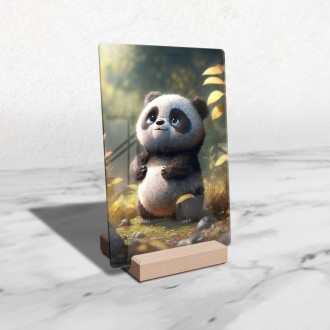 Akrylové sklo Roztomilé panda
