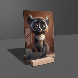 Akrylové sklo Animovaný lemur