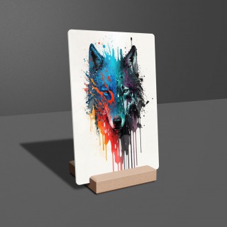 Akrylové sklo Graffiti vlk