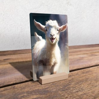 Akrylové sklo Akvarelová koza