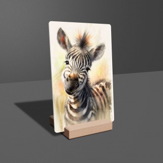 Akrylové sklo Akvarelová zebra