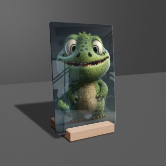 Akrylové sklo Animovaný krokodýl