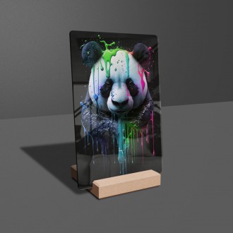 Akrylové sklo Graffiti panda