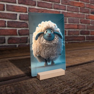 Akrylové sklo Animovaná ovečka