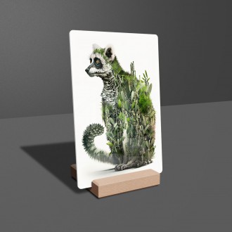 Akrylové sklo Přírodní lemur