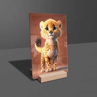 Akrylové sklo Animovaný gepard
