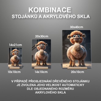 Akrylové sklo Roztomilý velbloud
