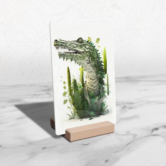 Akrylové sklo Přírodní krokodýl