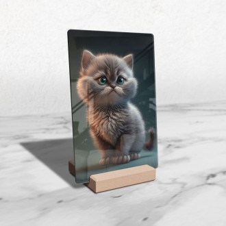 Akrylové sklo Animovaná kočička