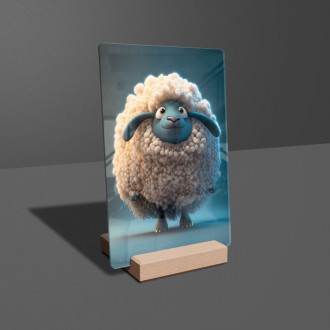 Akrylové sklo Animovaná ovečka