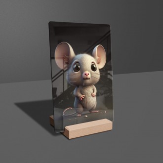 Akrylové sklo Roztomilá myška
