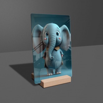 Akrylové sklo Animovaný slon