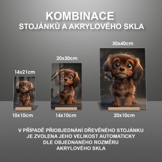 Akrylové sklo Animovaný pejsek