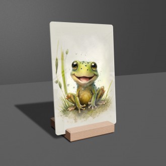 Akrylové sklo Akvarelová žaba