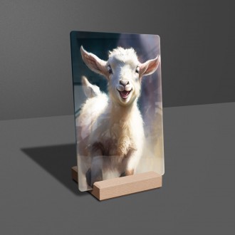 Akrylové sklo Akvarelová koza