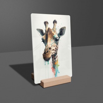 Akrylové sklo Graffiti žirafa