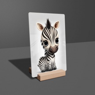 Akrylové sklo Malá zebra