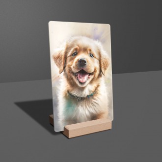 Akrylové sklo Akvarelový pes