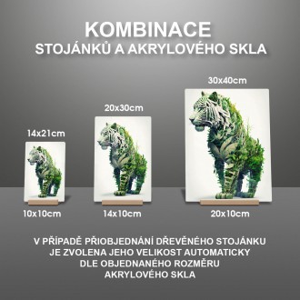 Akrylové sklo Přírodní tygr