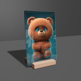 Akrylové sklo Animovaný medvídek