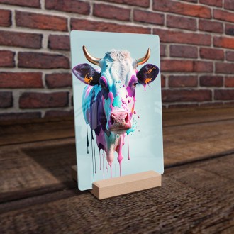 Akrylové sklo Graffiti kráva