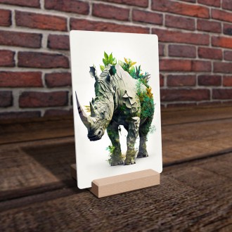 Akrylové sklo Přírodní nosorožec