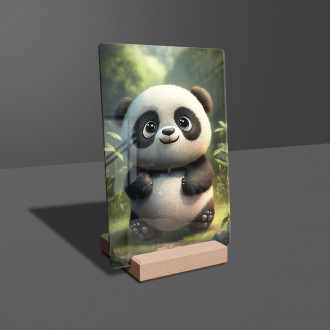 Akrylové sklo Animovaná panda