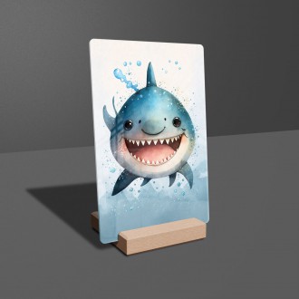 Akrylové sklo Akvarelový žralok