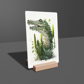 Akrylové sklo Přírodní krokodýl
