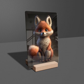 Akrylové sklo Animovaná liška