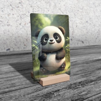 Akrylové sklo Animovaná panda