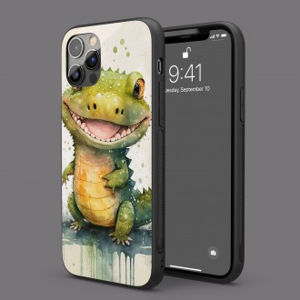 Kryt na mobil Akvarelový krokodýl