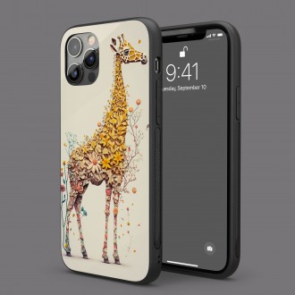 Kryt na mobil Květinové žirafa