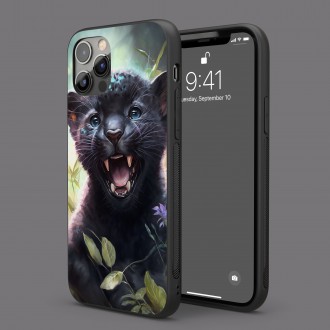Kryt na mobil Akvarelový panter