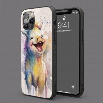 Kryt na mobil Akvarelový jednorožec