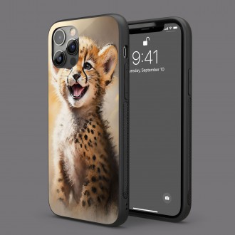 Kryt na mobil Akvarelový gepard