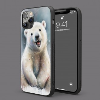 Kryt na mobil Akvarelový lední medvěd