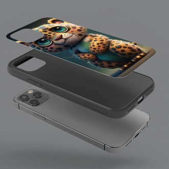 Kryt na mobil Animovaný leopard