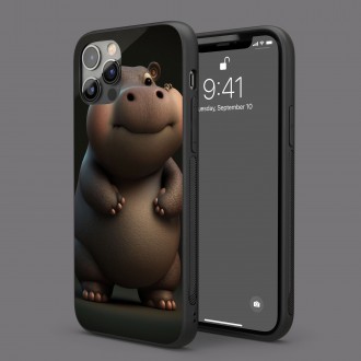 Kryt na mobil Animovaný hroch